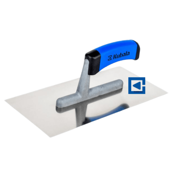 STAINLESS STEEL FLOAT, SMOOTH 2K SOFT HANDLE ON A POLYAMIDE FOOT 130X270 MM