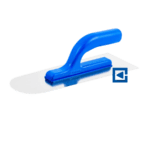 STAINLESS STEEL TROWEL SEMICIRCULAR 105X325 MM