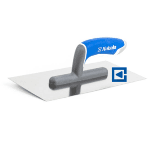 STAINLESS STEEL TROWEL, 3K SOFT HANDLE ON A POLYAMIDE FOOT, MASTER LINE 130X270 MM